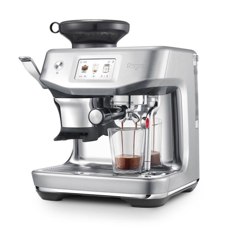 Sage Barista Touch Impress SES881BSS4FEU1 Αυτόματη Μηχανή Espresso 1700W Πίεσης 15bar με Μύλο Άλεσης Γκρι