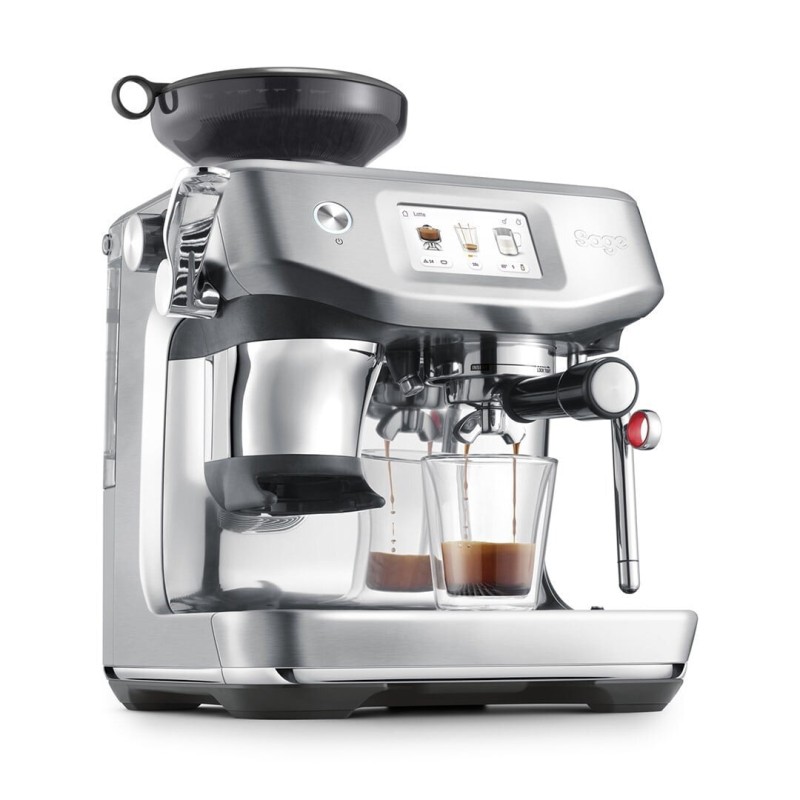 Sage Barista Touch Impress SES881BSS4FEU1 Αυτόματη Μηχανή Espresso 1700W Πίεσης 15bar με Μύλο Άλεσης Γκρι