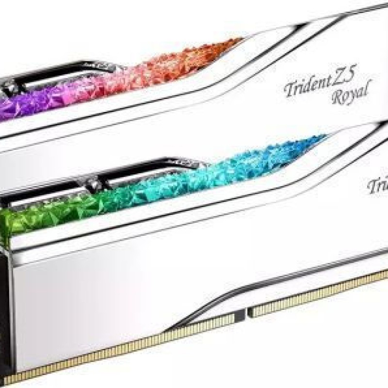 G.Skill Trident Z5 Royal RGB 32GB DDR5 RAM με 2 Modules (2x16GB) και Ταχύτητα 7600 για Desktop (F5-7600J3646G16GX2-TR5S) (F5-7600J3646G16GX2-TR5S)