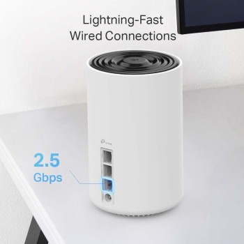 TP-LINK Deco XE75 Pro v1 WiFi Mesh Network Access Point Wi‑Fi 6E Dual Band (2.4 & 5GHz) σε Τριπλό Kit (DECO XE75(3-Pack))