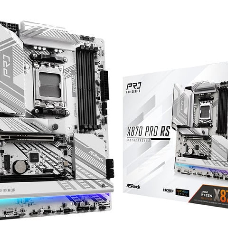 ASRock X870 Pro RS Motherboard ATX με AMD AM5 Socket (90-MXBPZ0-A0UAYZ)
