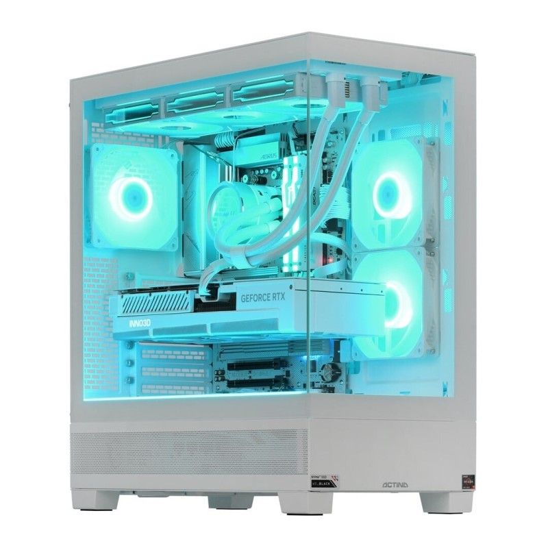 Actina Gaming Desktop PC (Ryzen 7-7800X3D/32GB DDR5/1.0TB SSD/GeForce RTX 4090/No OS) (KOMACNGIP0023)