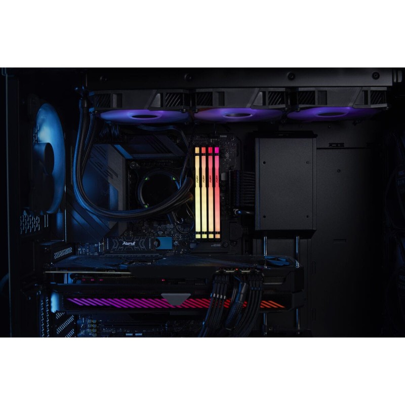 Kingston Fury Beast RGB 64GB DDR5 RAM με 2 Modules (2x32GB) και Ταχύτητα 6400 για Desktop (KF564C32BBAK2-64) (KF564C32BBAK2-64)