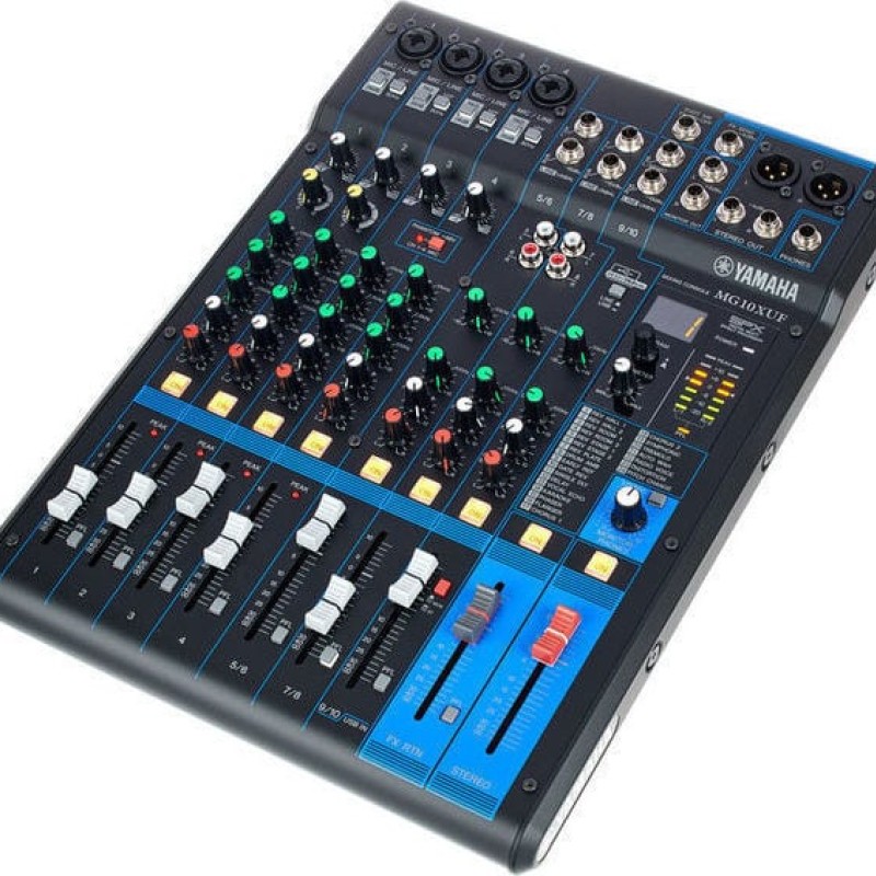 Yamaha MG-10-XUF USB Αναλογική Κονσόλα 10 Καναλιών με Phantom Power & 4 Εισόδους XLR (CMG10XUF)
