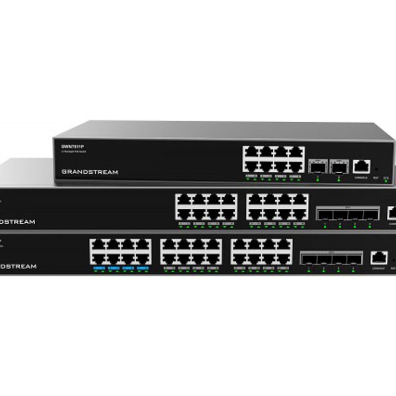 Grandstream GWN7813P Managed L3 PoE Switch με 24 Θύρες Gigabit (1Gbps) Ethernet και 4 SFP Θύρες