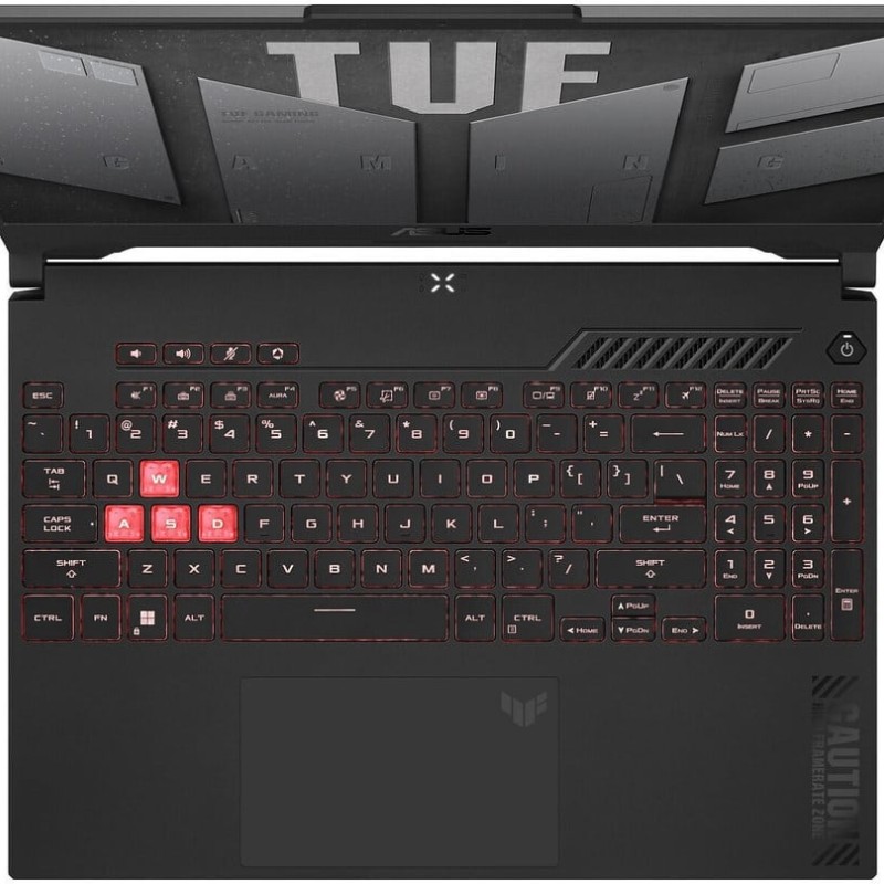 Asus TUF Gaming F15 FX507VV-TT901W 15.6" FHD 144Hz (i7-13620H/16GB/1TB SSD/GeForce RTX 4060/W11 Home) Mecha Gray (US Keyboard)