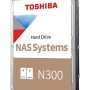 Toshiba N300 Bulk 16TB HDD Σκληρός Δίσκος 3.5" SATA III 7200rpm με 512MB Cache για NAS HDWG51GUZSVA (HDWG51GUZSVA)
