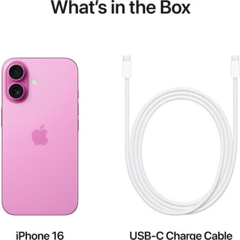 Apple iPhone 16 5G (8GB/128GB) Pink