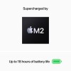 Apple MacBook Air 13.6" (2022) QHD+ (M2-8‑core/16GB/256GB SSD) Starlight (International English Keyboard) (US Keyboard) (MC7W4ZE/A)