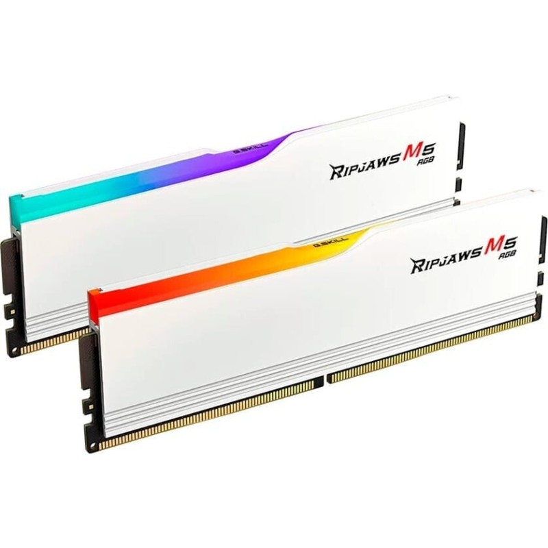 G.Skill Ripjaws M5 RGB 64GB DDR5 RAM με 2 Modules (2x32GB) και Ταχύτητα 6000 για Desktop (F5-6000J3040G32GX2-RM5RW) (F5-6000J3040G32GX2-RM5RW)