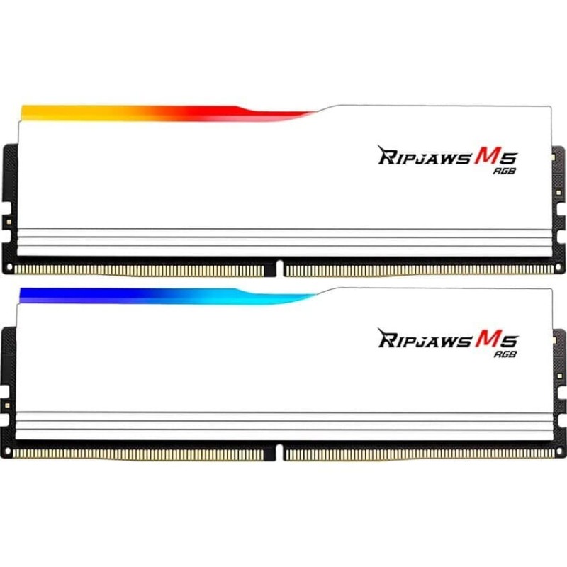 G.Skill Ripjaws M5 RGB 64GB DDR5 RAM με 2 Modules (2x32GB) και Ταχύτητα 6000 για Desktop (F5-6000J3040G32GX2-RM5RW) (F5-6000J3040G32GX2-RM5RW)