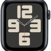 Apple Watch SE 2024 Aluminium 44mm Αδιάβροχο με Παλμογράφο (Midnight με Midnight Sport Band (S/M)) (null)