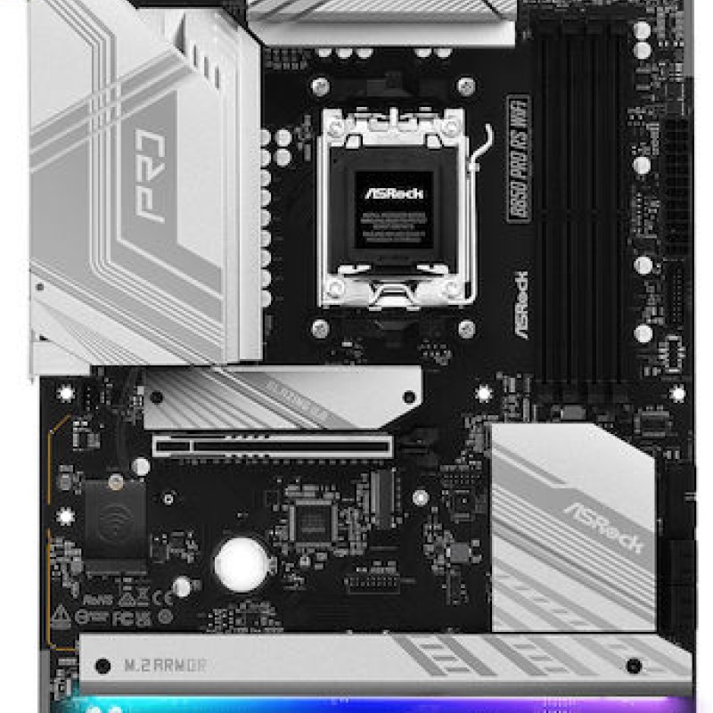 ASRock B850 PRO RS WiFi Motherboard ATX με AMD AM5 Socket (90-MXBQL0-A0UAYZ)