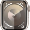 Apple Watch Series 9 Cellular Aluminium 41mm Αδιάβροχο με Παλμογράφο (Starlight με Starlight Sport Loop) (MRHQ3ET/A)
