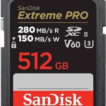 Sandisk Extreme Pro SDXC 512GB Class 10 U3 V60 UHS-I (SDSDXEP-512G-GN4IN)