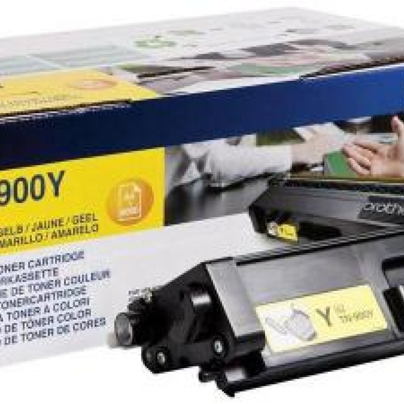 Brother TN-900Y toner cartridge Original Yellow 1 pc(s) Black (TN900Y) 