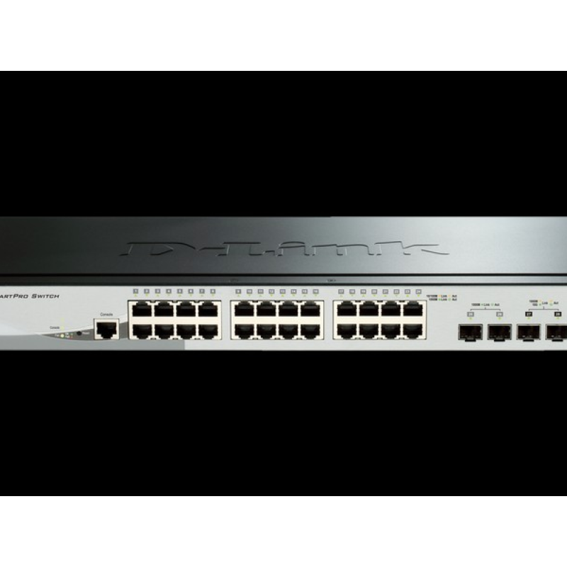D-Link DGS-1510-28P Managed L3 PoE+ Switch με 24 Θύρες Gigabit (1Gbps) Ethernet και 2 SFP Θύρες (DGS-1510-28P/E)
