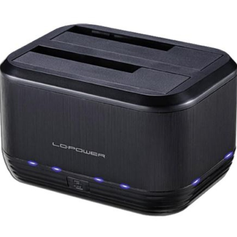 LC-Power LC-DOCK-U3-III storage drive docking station USB 3.0 (3.1 Gen 1) Type micro-B Black (LC-DOCK-U3-III)
