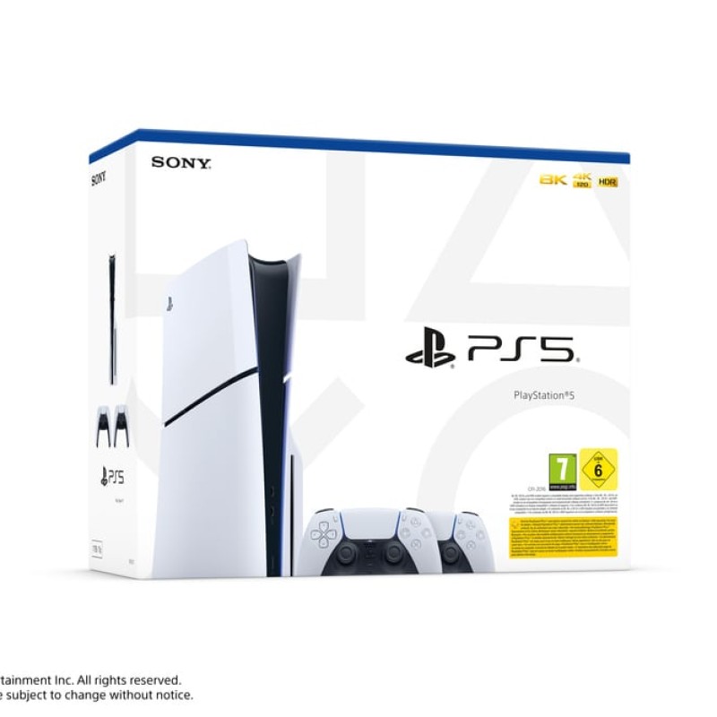Sony PlayStation 5 Slim με 2o DualSense (Official Bundle) (PS5 CONTROLLER)