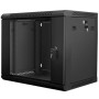 Lanberg WF01-6409-10B rack cabinet 9U Wall mounted rack Black (WF01-6409-10B)